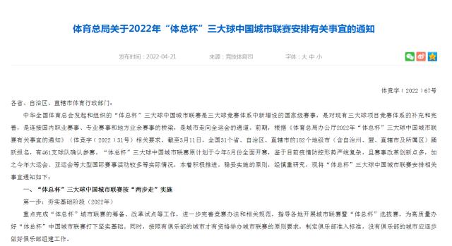 开云APP-“体总杯”三大球城市联赛 冠军获全运会决赛资格